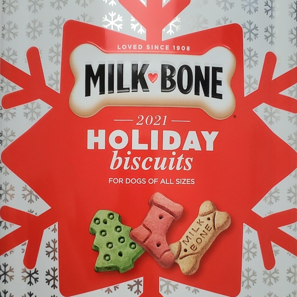 Milk Bone Holiday Christmas Biscuit Collectible Limited Edition Tin Container - Picture 7 of 9